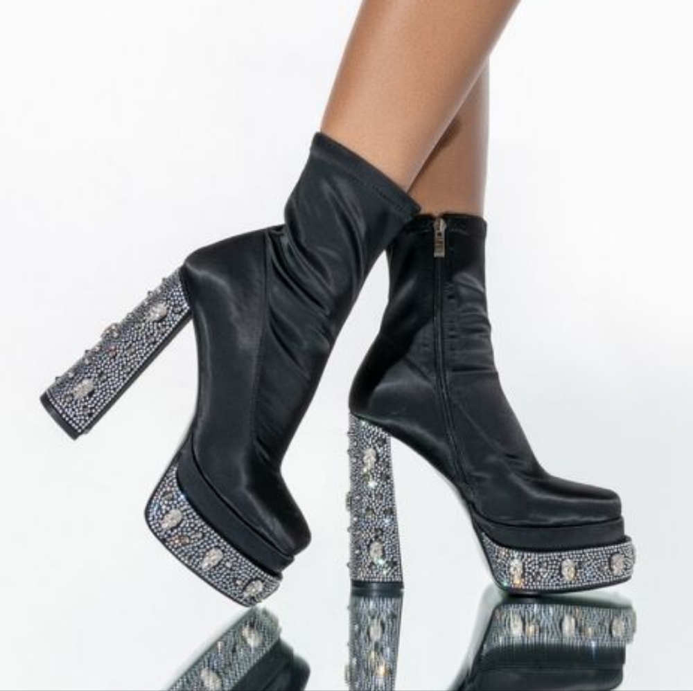Skull Chunky Bootie Azalea Wang